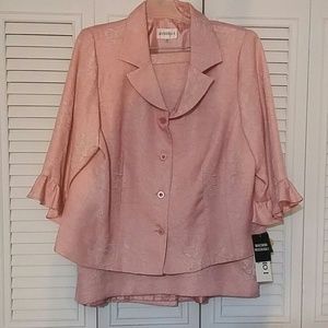 Studio 1 Mauve 2-piece skirt set- size 18W